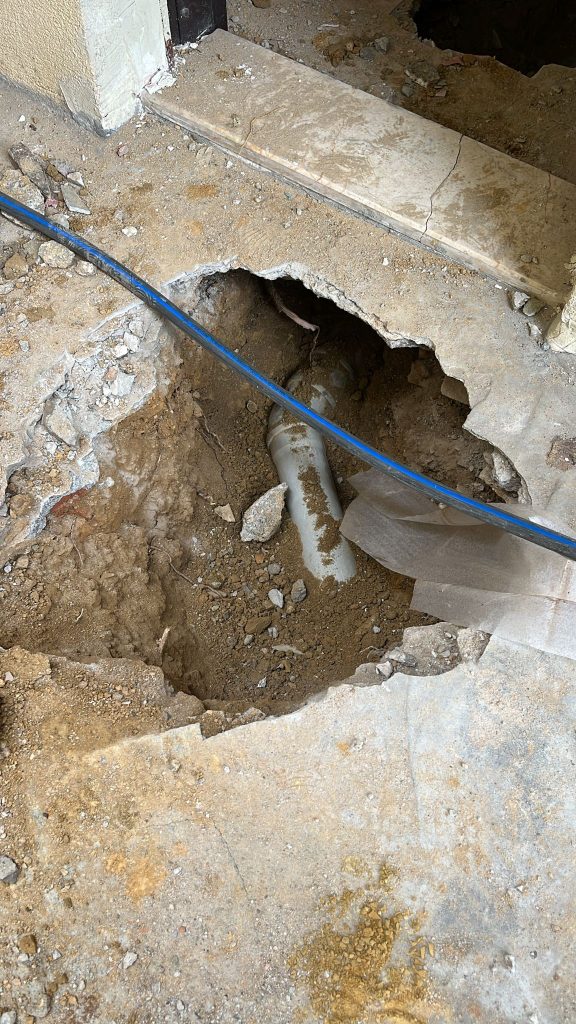 Atık su rogar Kanal yenileme işlemi